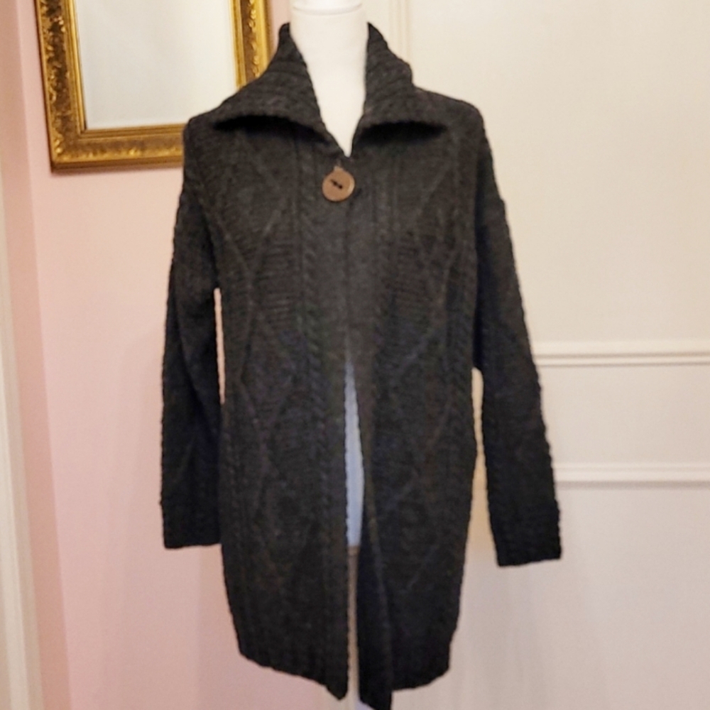 CARRAIGDONN grey irish sweater